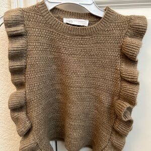 Zara Girls Sleeveless Sweater Vest